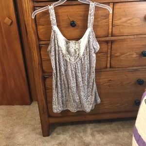 Maurice’s Dress cami with Button & Lace Detail